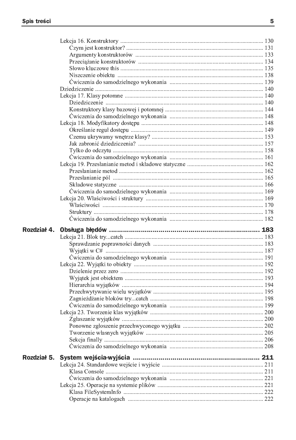 Fragment „C#. Praktyczny kurs” — strona 4 z 30