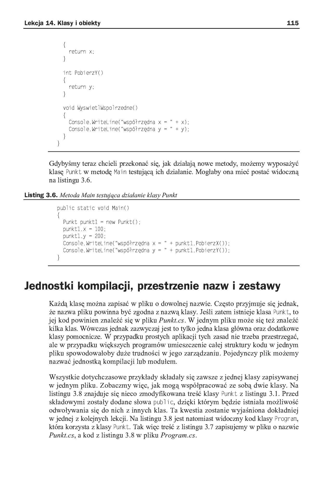 Fragment „C#. Praktyczny kurs” — strona 15 z 30