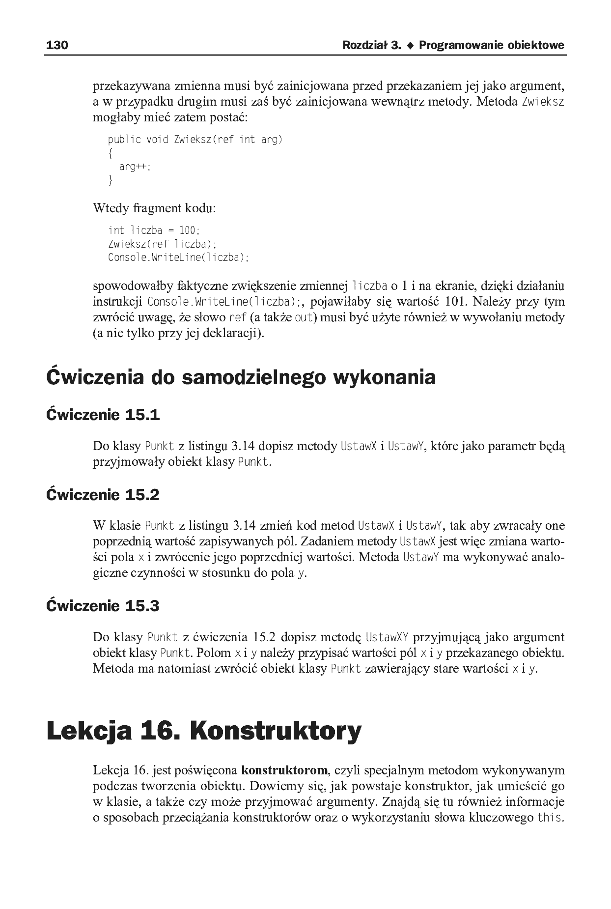 Fragment „C#. Praktyczny kurs” — strona 30 z 30