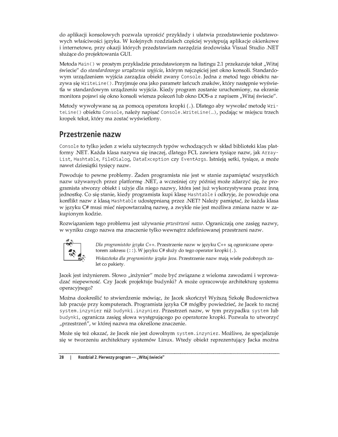 Fragment „C#. Programowanie” — strona 10 z 20