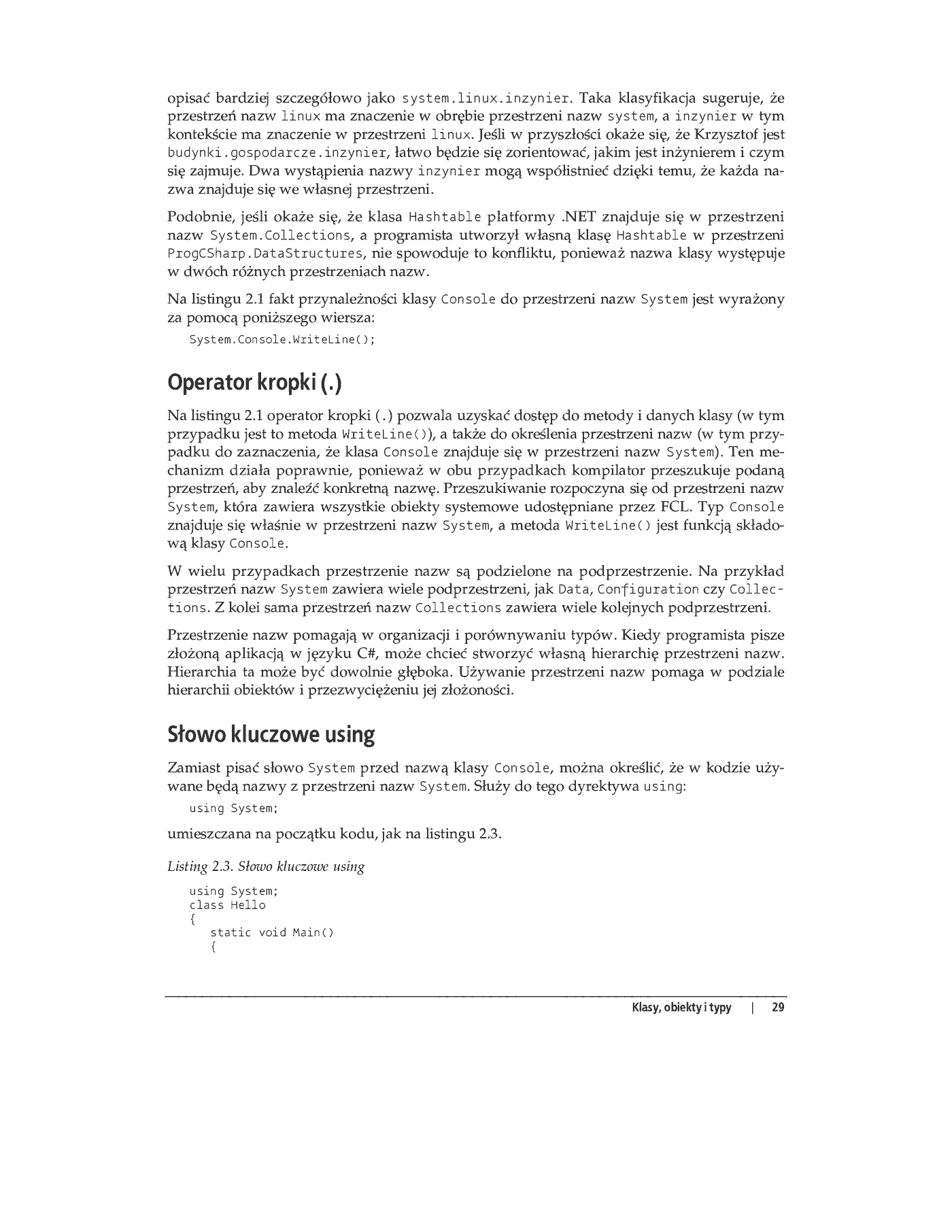 Fragment „C#. Programowanie” — strona 11 z 20