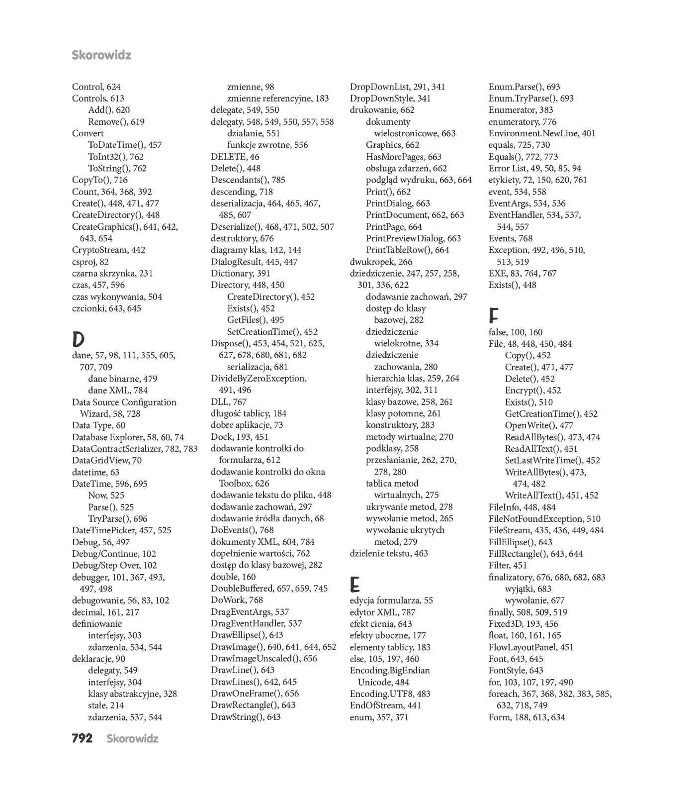 Fragment „C#. Rusz głową!” — strona 62 z 71