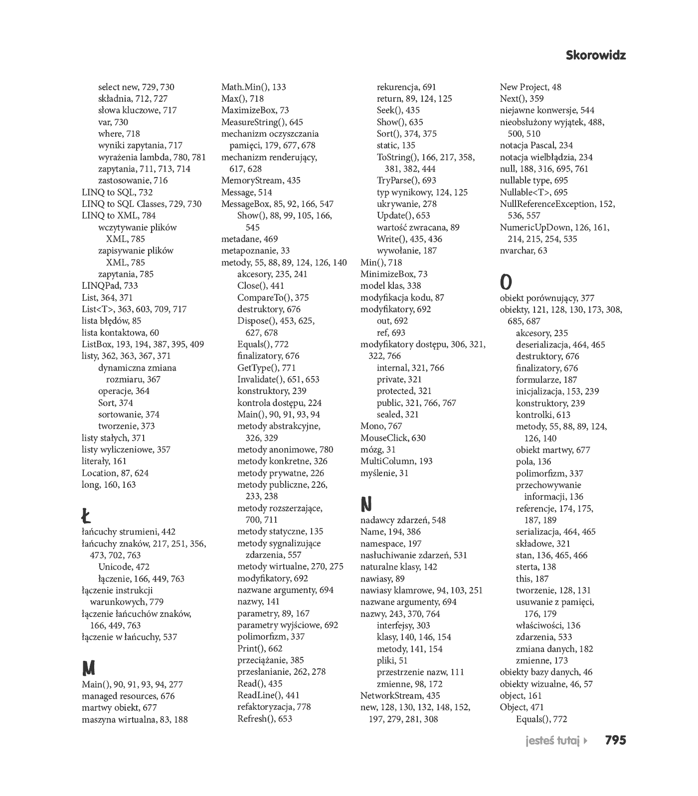 Fragment „C#. Rusz głową!” — strona 65 z 71