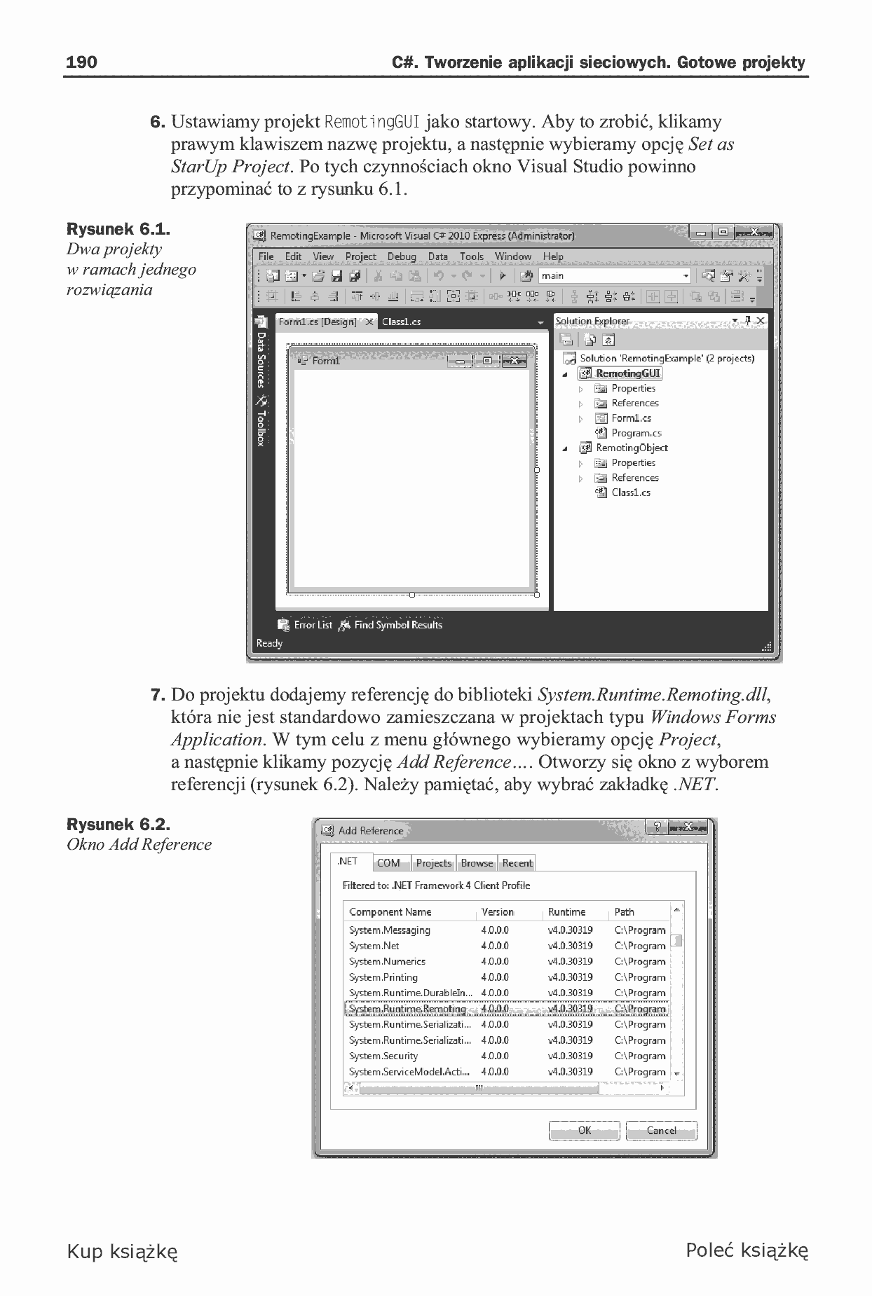 Fragment „C#. Tworzenie aplikacji sieciowych. Gotowe projekty” — strona 10 z 46