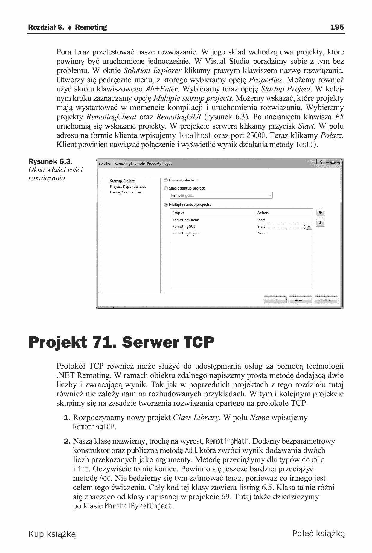 Fragment „C#. Tworzenie aplikacji sieciowych. Gotowe projekty” — strona 15 z 46