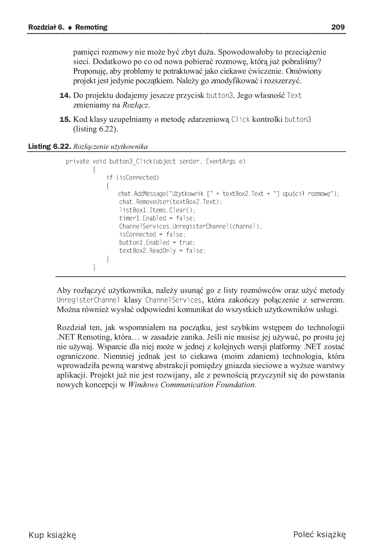 Fragment „C#. Tworzenie aplikacji sieciowych. Gotowe projekty” — strona 29 z 46