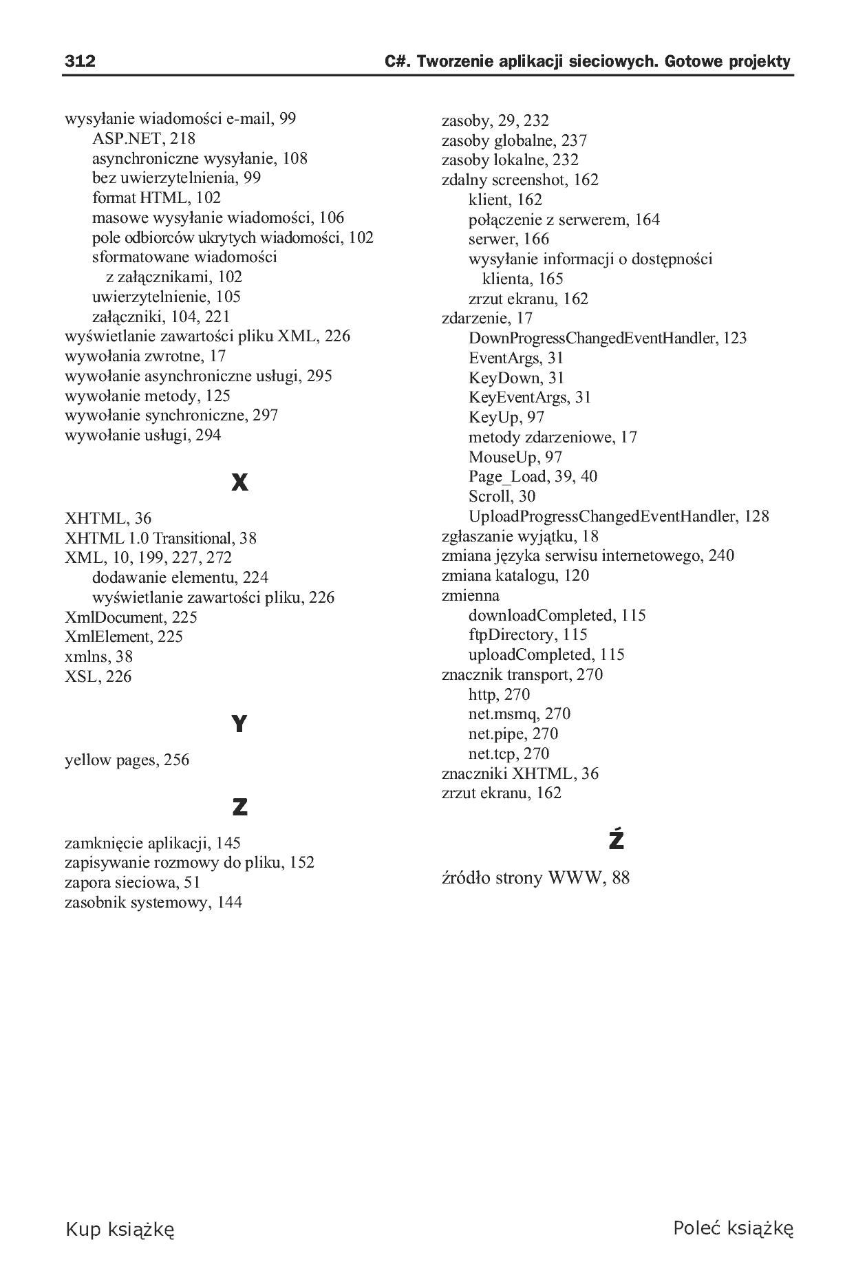 Fragment „C#. Tworzenie aplikacji sieciowych. Gotowe projekty” — strona 44 z 46
