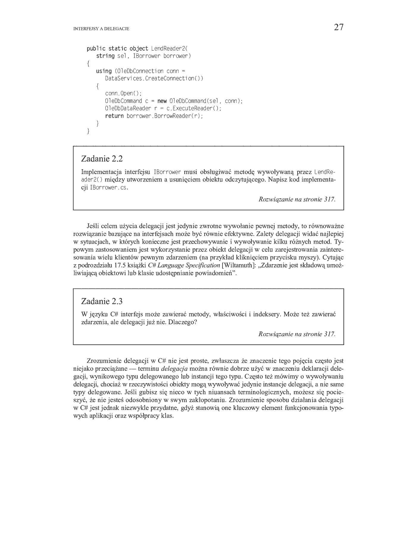 Fragment „C#. Wzorce projektowe” — strona 13 z 16