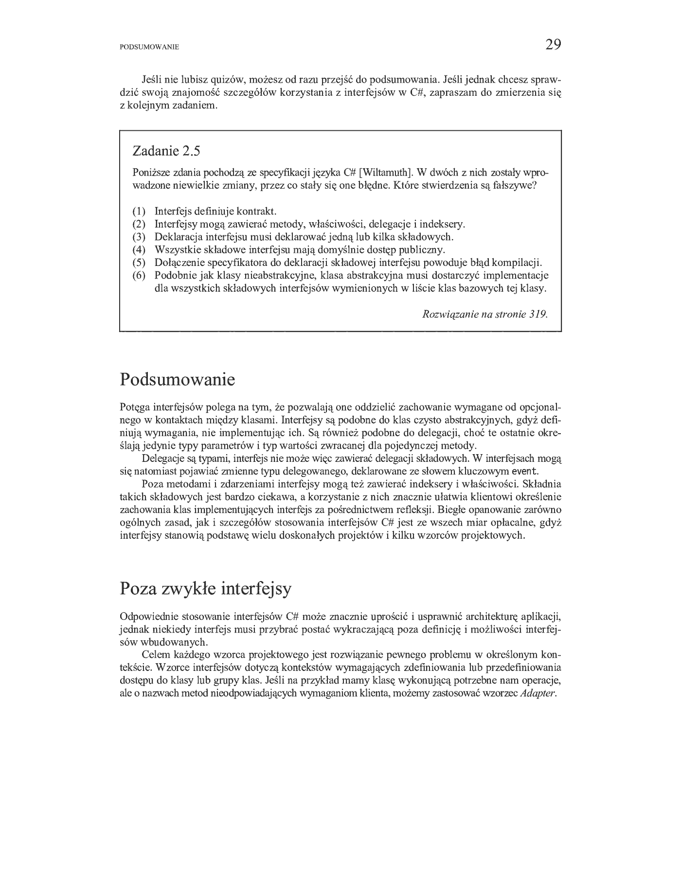 Fragment „C#. Wzorce projektowe” — strona 15 z 16