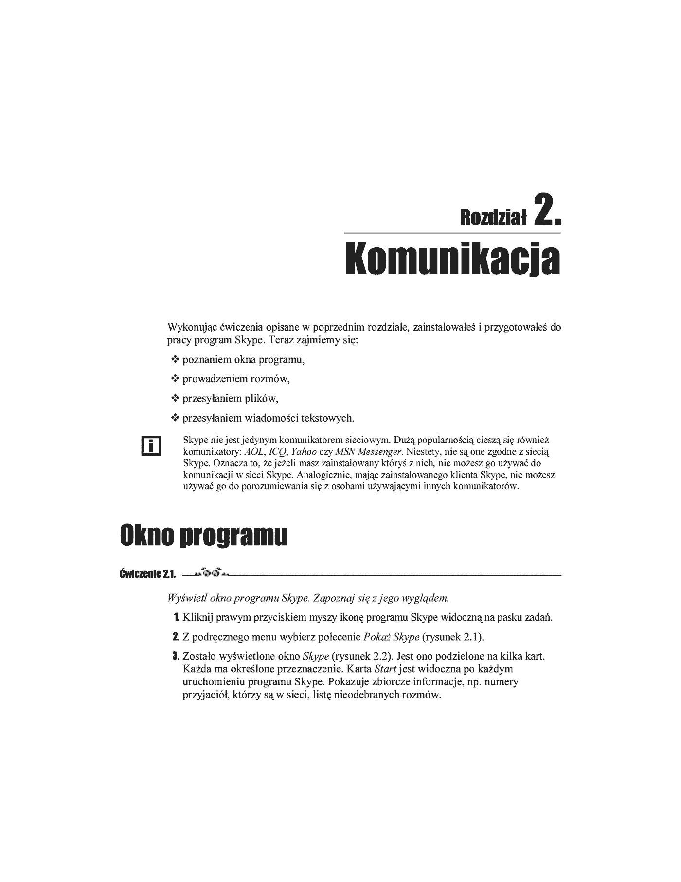 Fragment „Skype. Darmowy telefon przez internet. Ćwiczenia” — strona 4 z 10