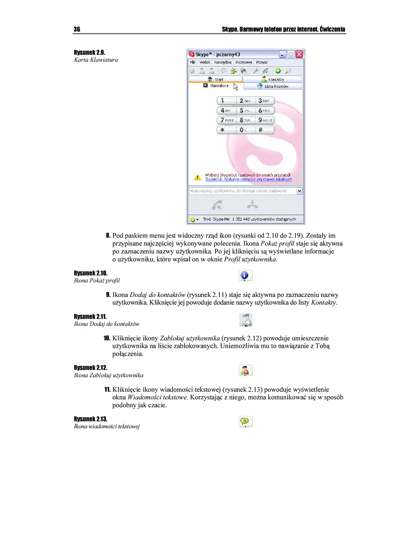 Fragment „Skype. Darmowy telefon przez internet. Ćwiczenia” — strona 7 z 10