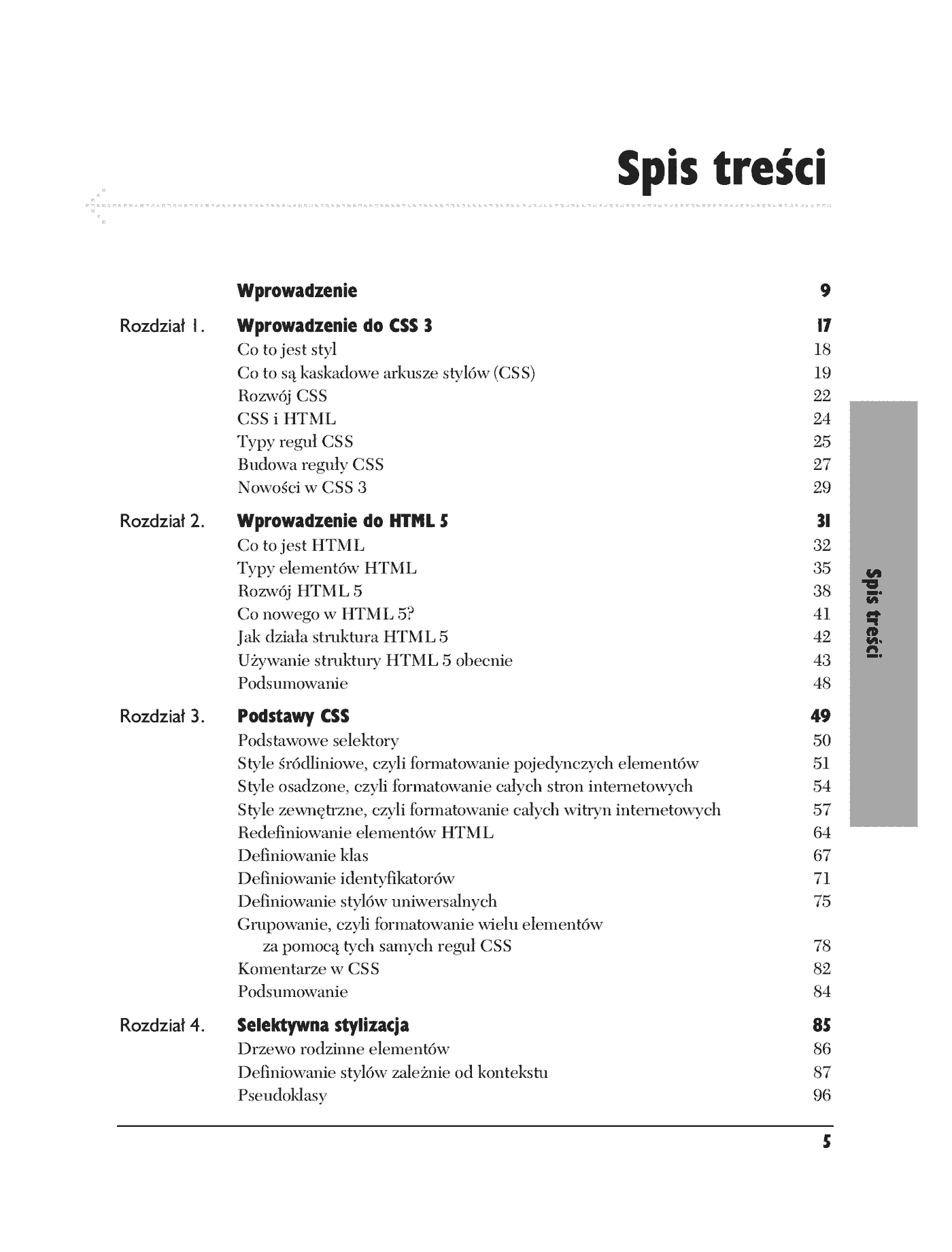 Fragment „CSS3. Szybki start. Wydanie V” — strona 3 z 45