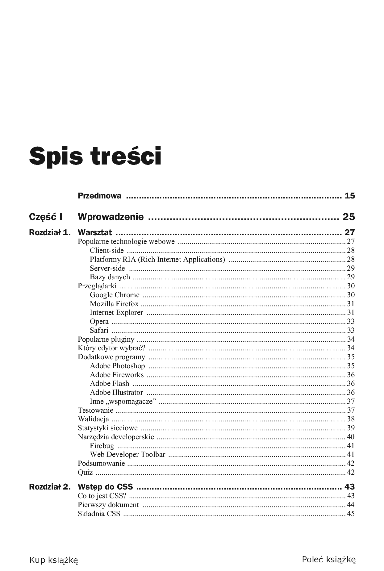 Fragment „CSS3. Tworzenie nowoczesnych stron WWW” — strona 3 z 46