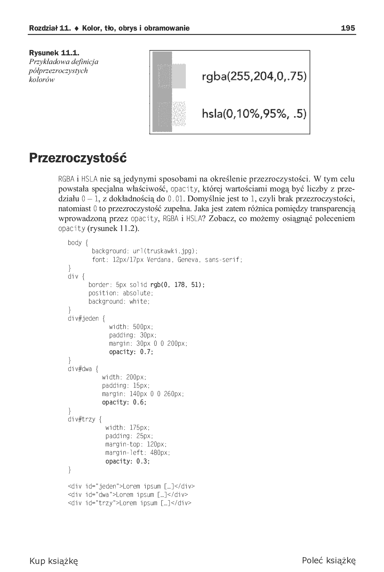 Fragment „CSS3. Tworzenie nowoczesnych stron WWW” — strona 15 z 46