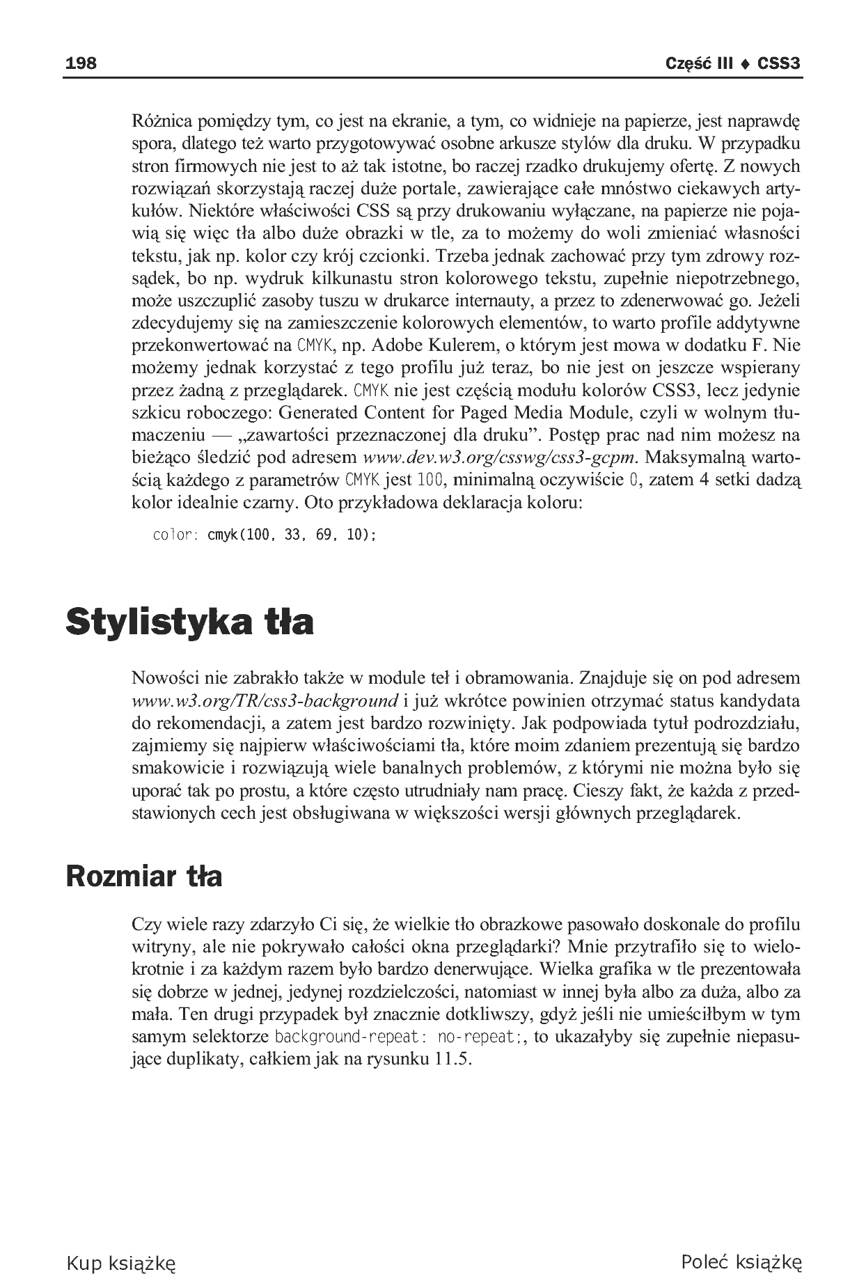 Fragment „CSS3. Tworzenie nowoczesnych stron WWW” — strona 18 z 46