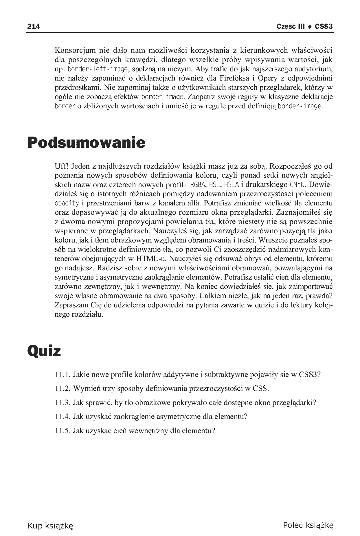 Fragment „CSS3. Tworzenie nowoczesnych stron WWW” — strona 34 z 46