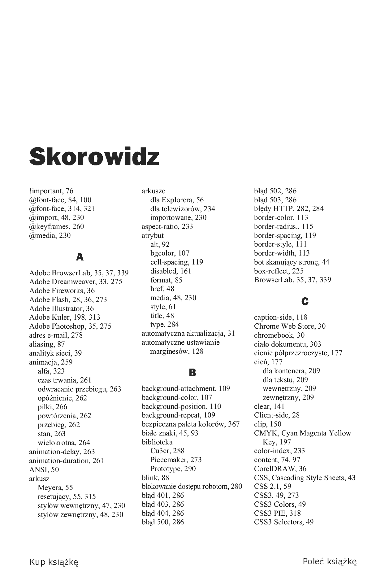 Fragment „CSS3. Tworzenie nowoczesnych stron WWW” — strona 35 z 46