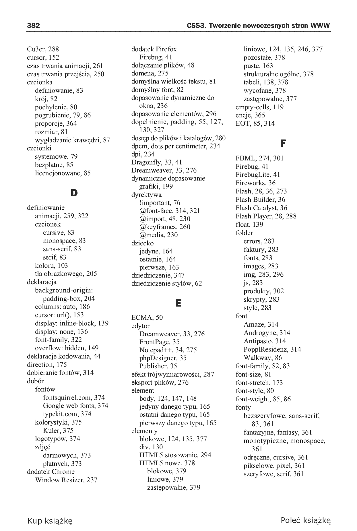Fragment „CSS3. Tworzenie nowoczesnych stron WWW” — strona 36 z 46