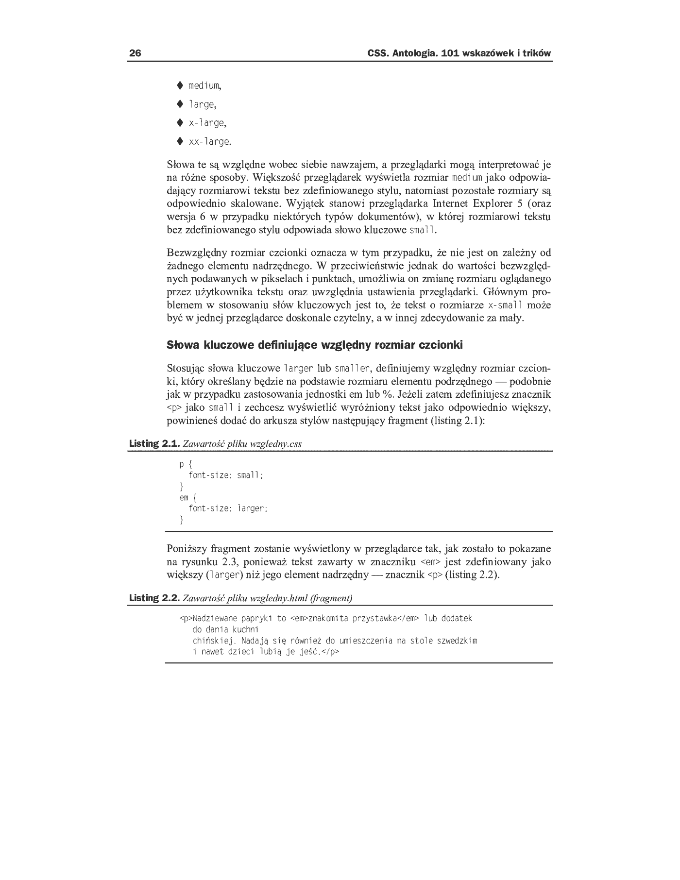 Fragment „CSS. Antologia. 101 wskazówek i trików” — strona 11 z 39