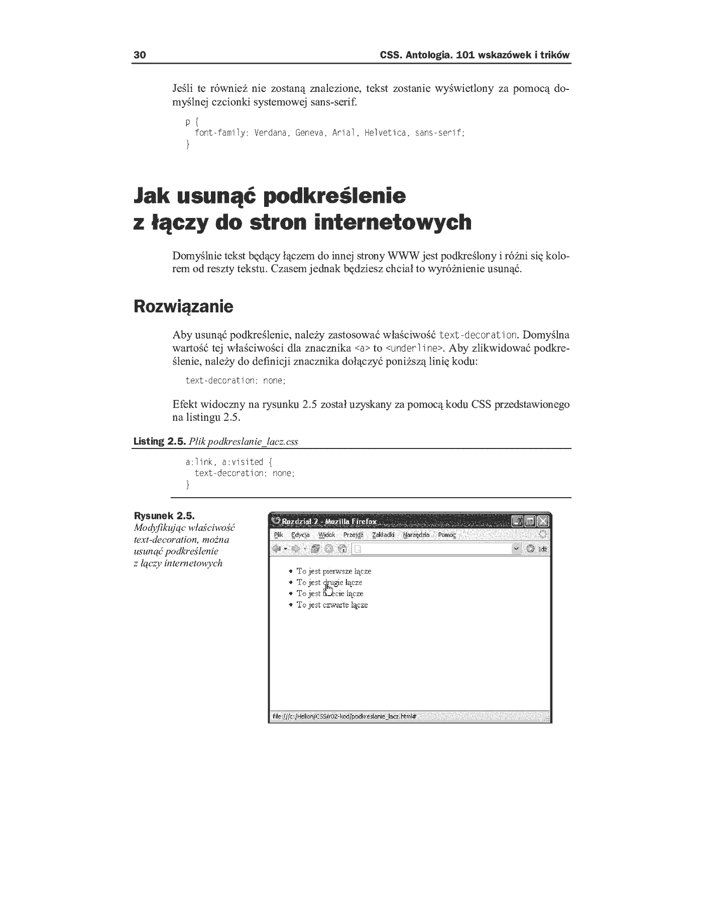 Fragment „CSS. Antologia. 101 wskazówek i trików” — strona 15 z 39