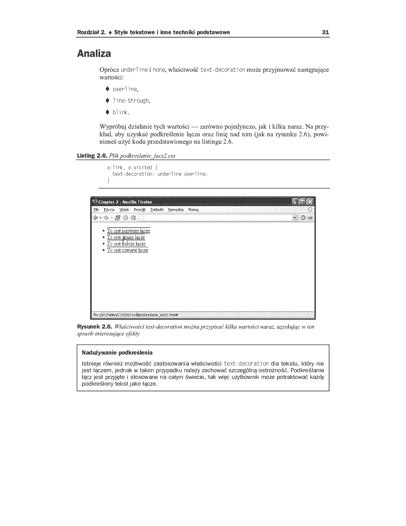 Fragment „CSS. Antologia. 101 wskazówek i trików” — strona 16 z 39