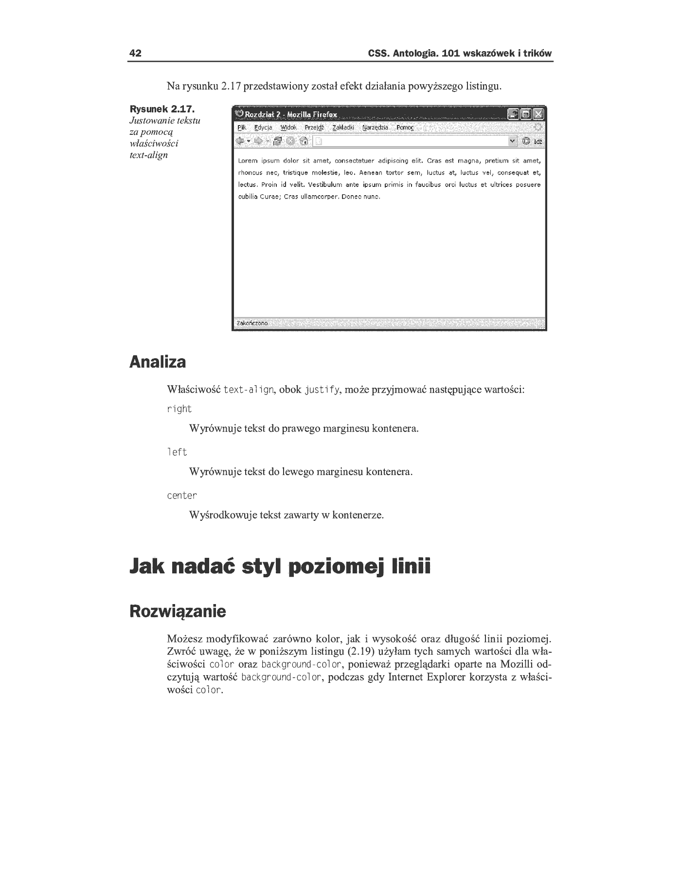 Fragment „CSS. Antologia. 101 wskazówek i trików” — strona 27 z 39