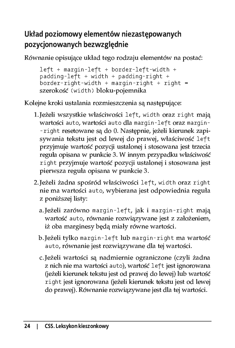 Fragment „CSS. Leksykon kieszonkowy” — strona 7 z 12
