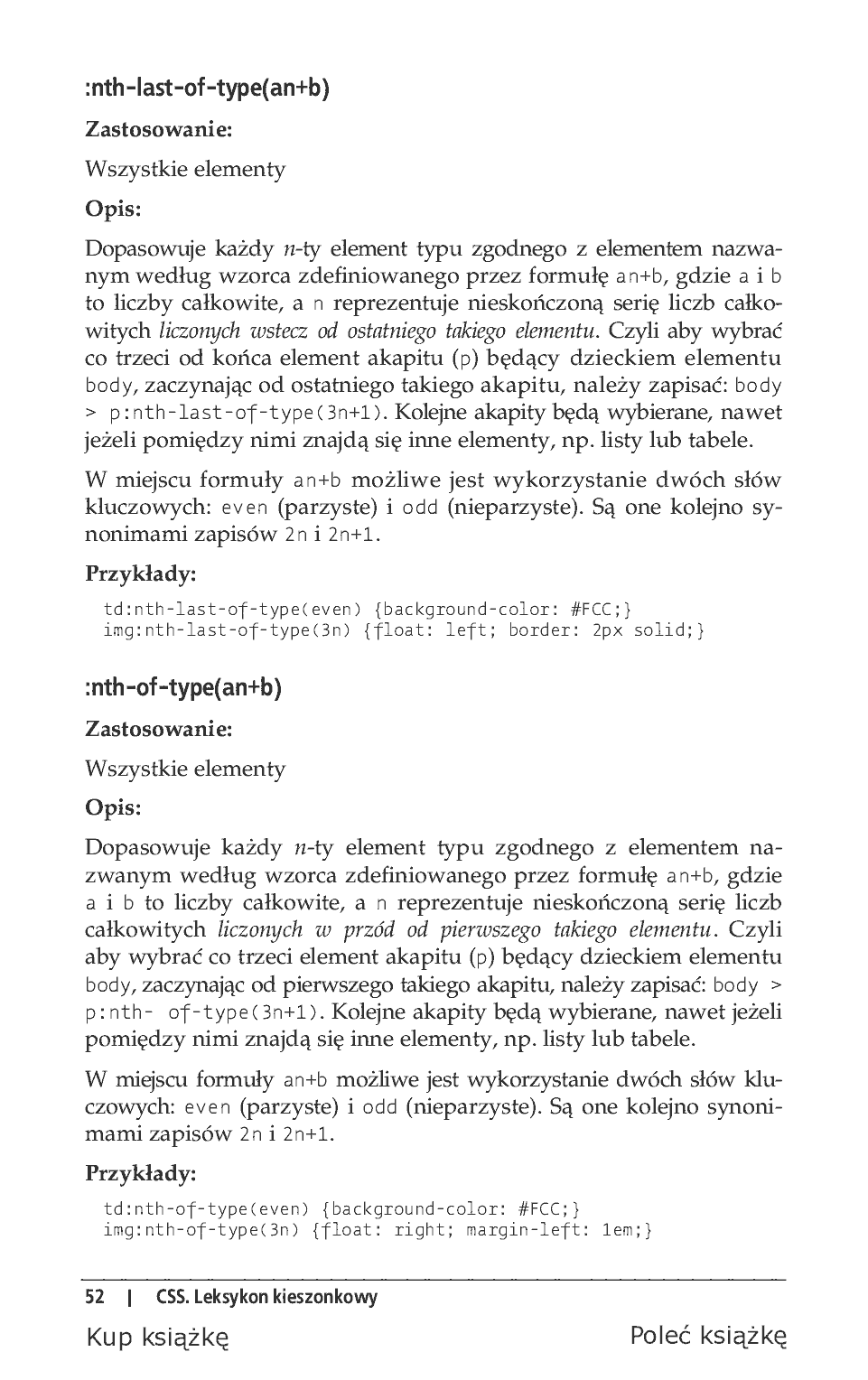 Fragment „CSS. Leksykon kieszonkowy. Wydanie IV” — strona 14 z 34