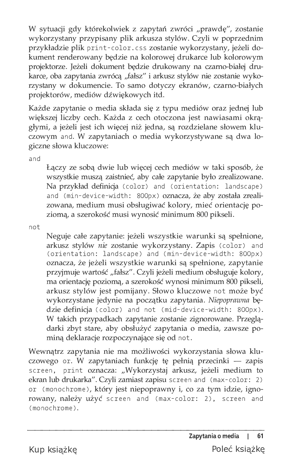 Fragment „CSS. Leksykon kieszonkowy. Wydanie IV” — strona 23 z 34