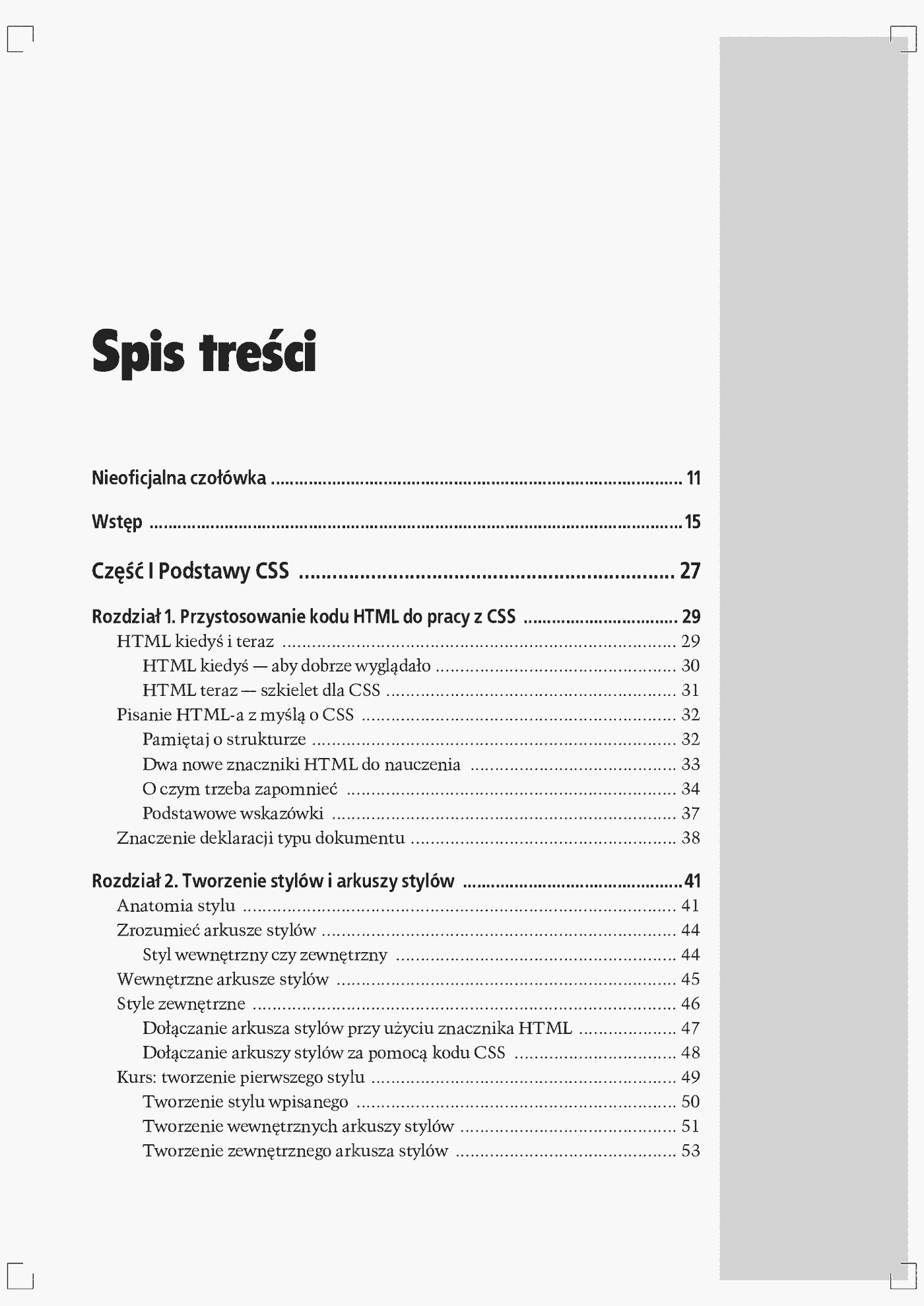 Fragment „CSS. Nieoficjalny podręcznik” — strona 2 z 25