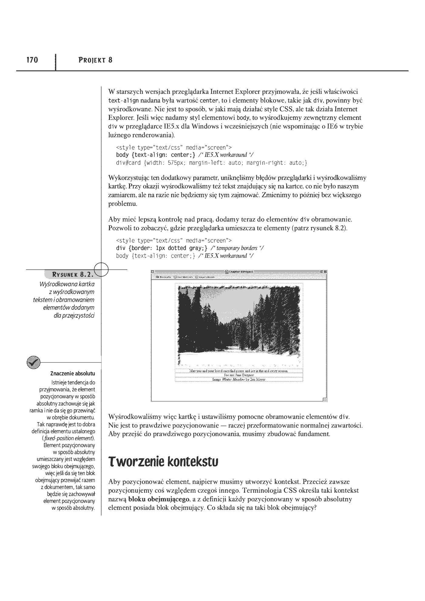 Fragment „CSS według Erica Meyera. Sztuka projektowania stron WWW” — strona 8 z 22
