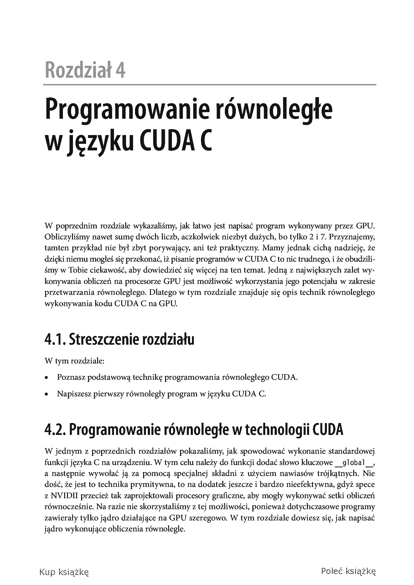 Fragment „CUDA w przykładach. Wprowadzenie do ogólnego programowania procesorów GPU” — strona 7 z 31