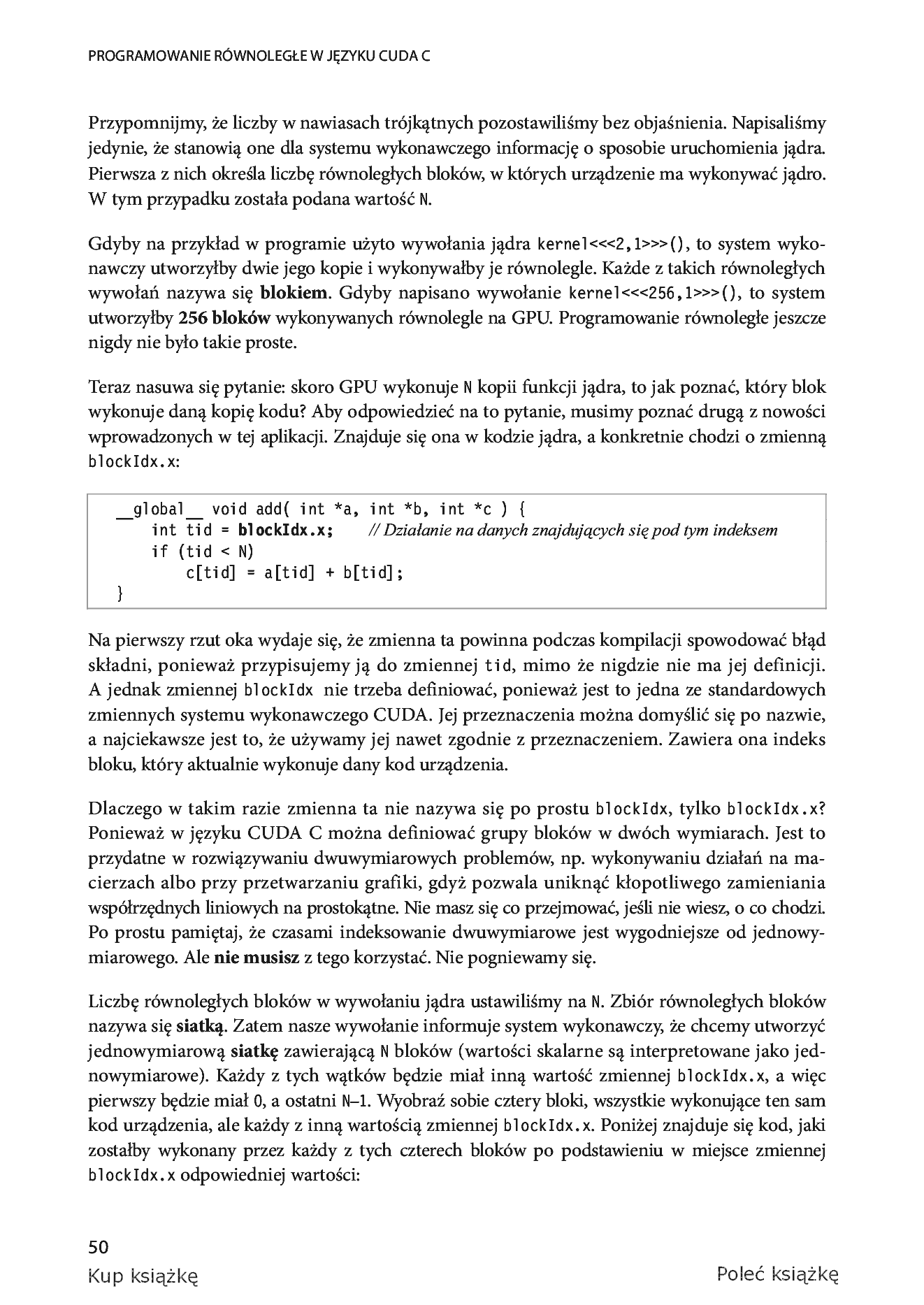 Fragment „CUDA w przykładach. Wprowadzenie do ogólnego programowania procesorów GPU” — strona 12 z 31