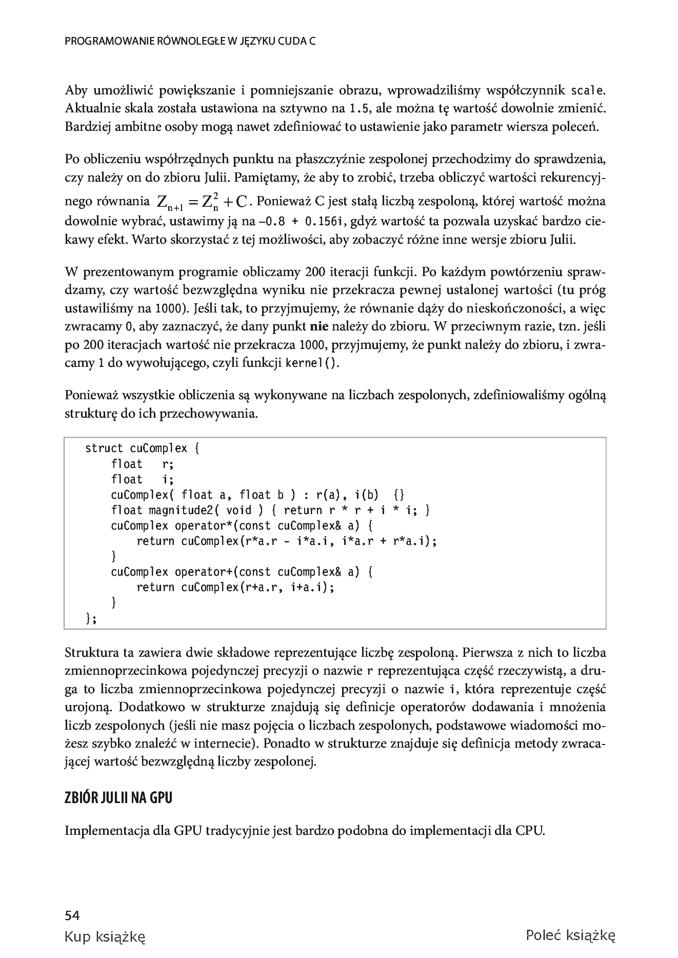 Fragment „CUDA w przykładach. Wprowadzenie do ogólnego programowania procesorów GPU” — strona 16 z 31