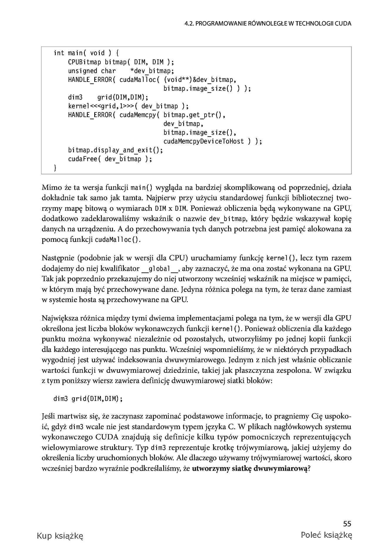 Fragment „CUDA w przykładach. Wprowadzenie do ogólnego programowania procesorów GPU” — strona 17 z 31