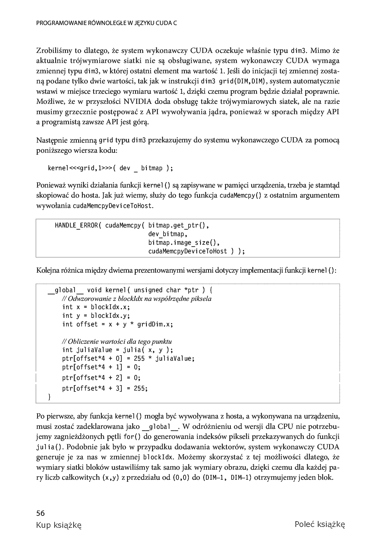 Fragment „CUDA w przykładach. Wprowadzenie do ogólnego programowania procesorów GPU” — strona 18 z 31
