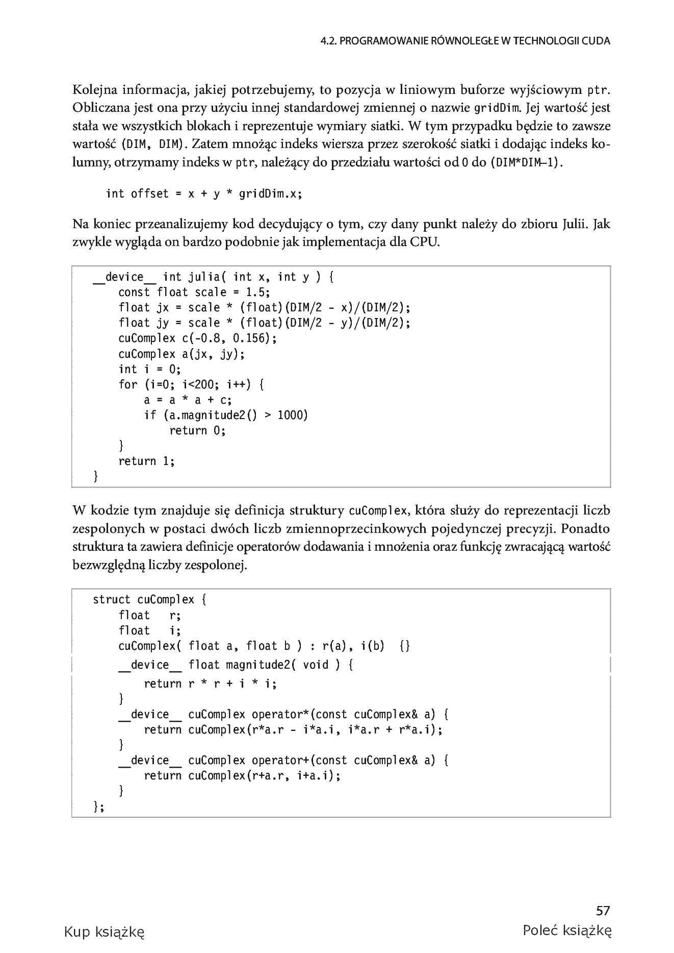 Fragment „CUDA w przykładach. Wprowadzenie do ogólnego programowania procesorów GPU” — strona 19 z 31