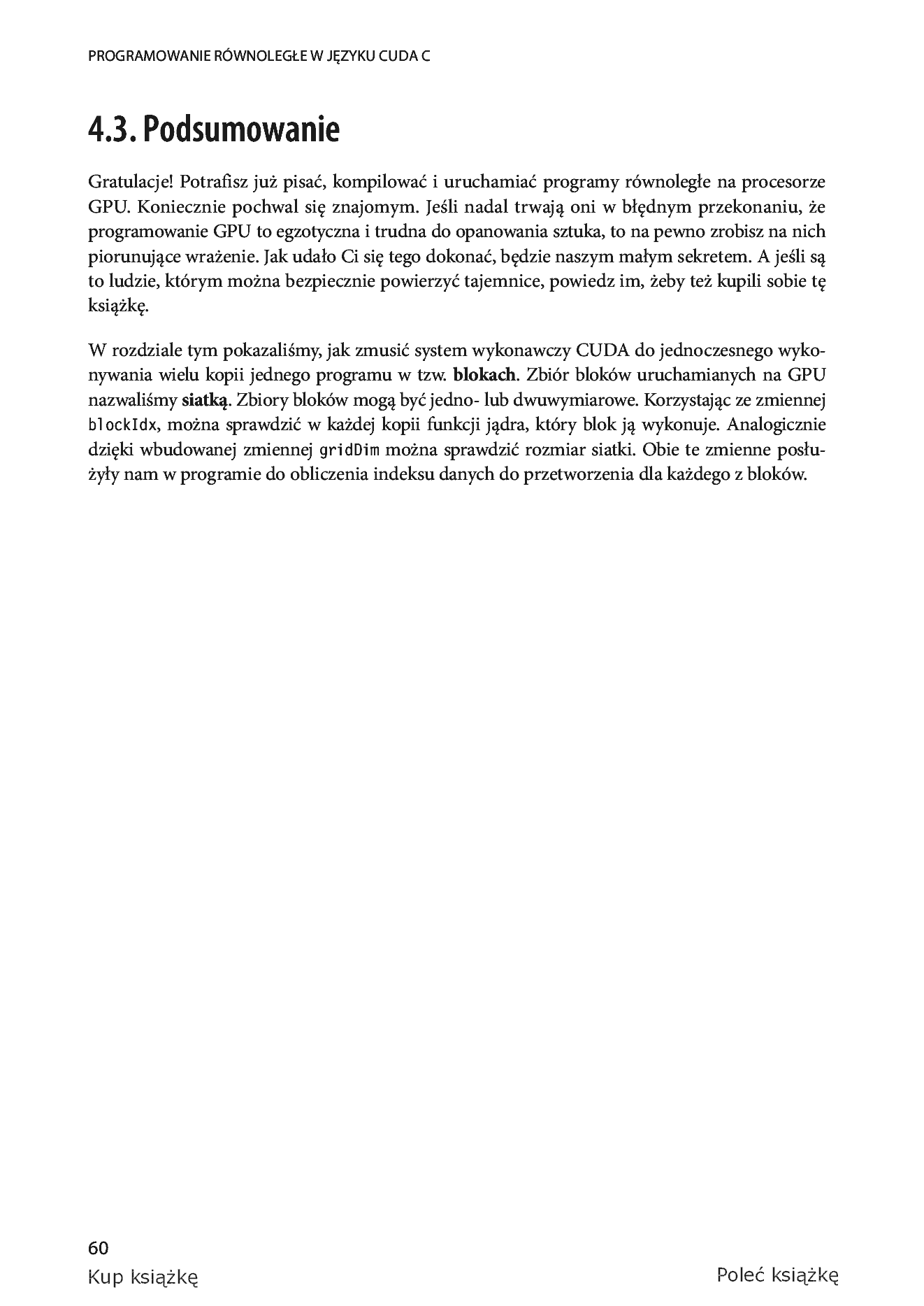 Fragment „CUDA w przykładach. Wprowadzenie do ogólnego programowania procesorów GPU” — strona 22 z 31