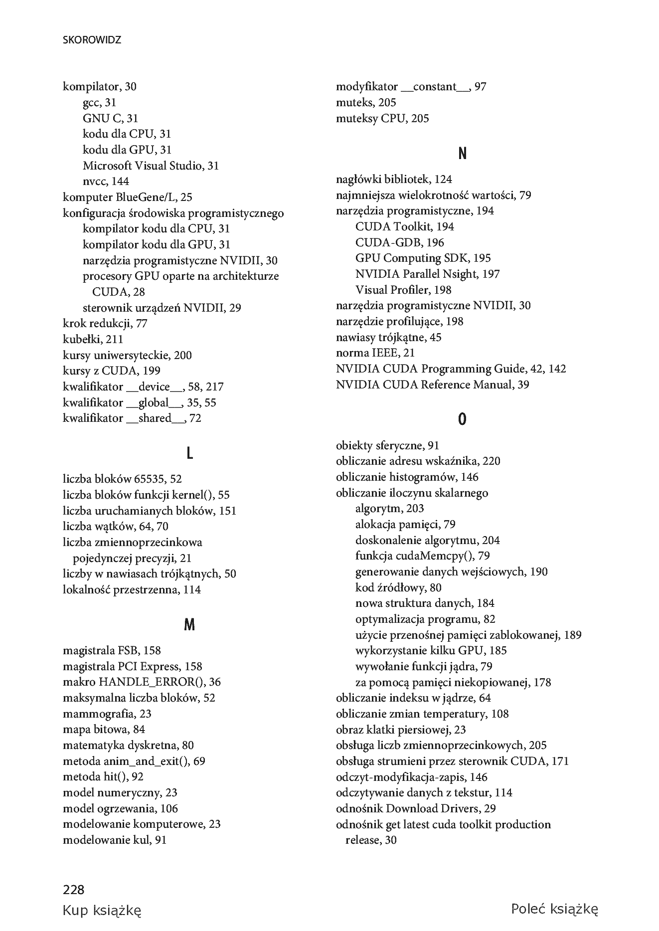 Fragment „CUDA w przykładach. Wprowadzenie do ogólnego programowania procesorów GPU” — strona 26 z 31