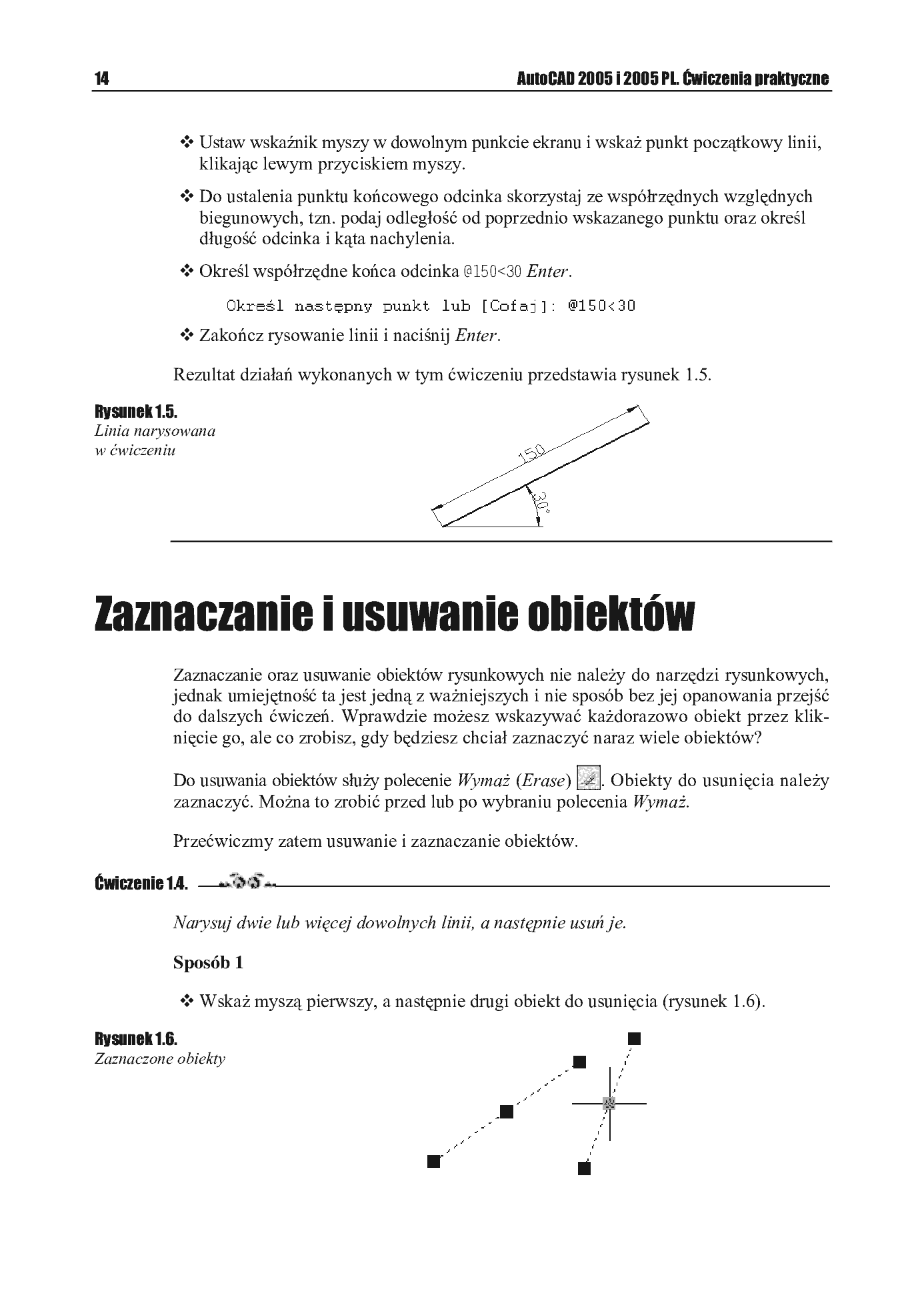 Fragment „AutoCAD 2005 i 2005 PL. Ćwiczenia praktyczne” — strona 7 z 9