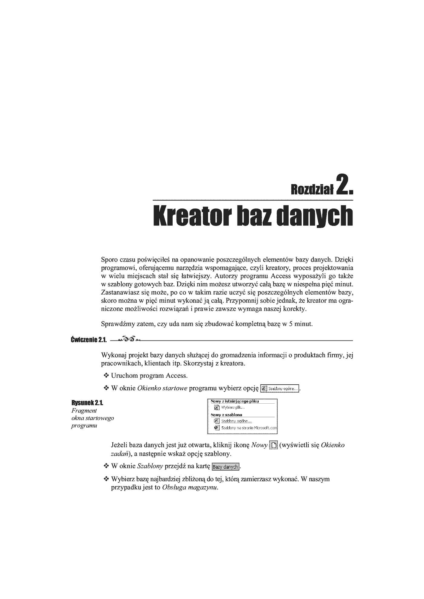 Fragment „Access 2002/XP. Ćwiczenia praktyczne” — strona 4 z 8