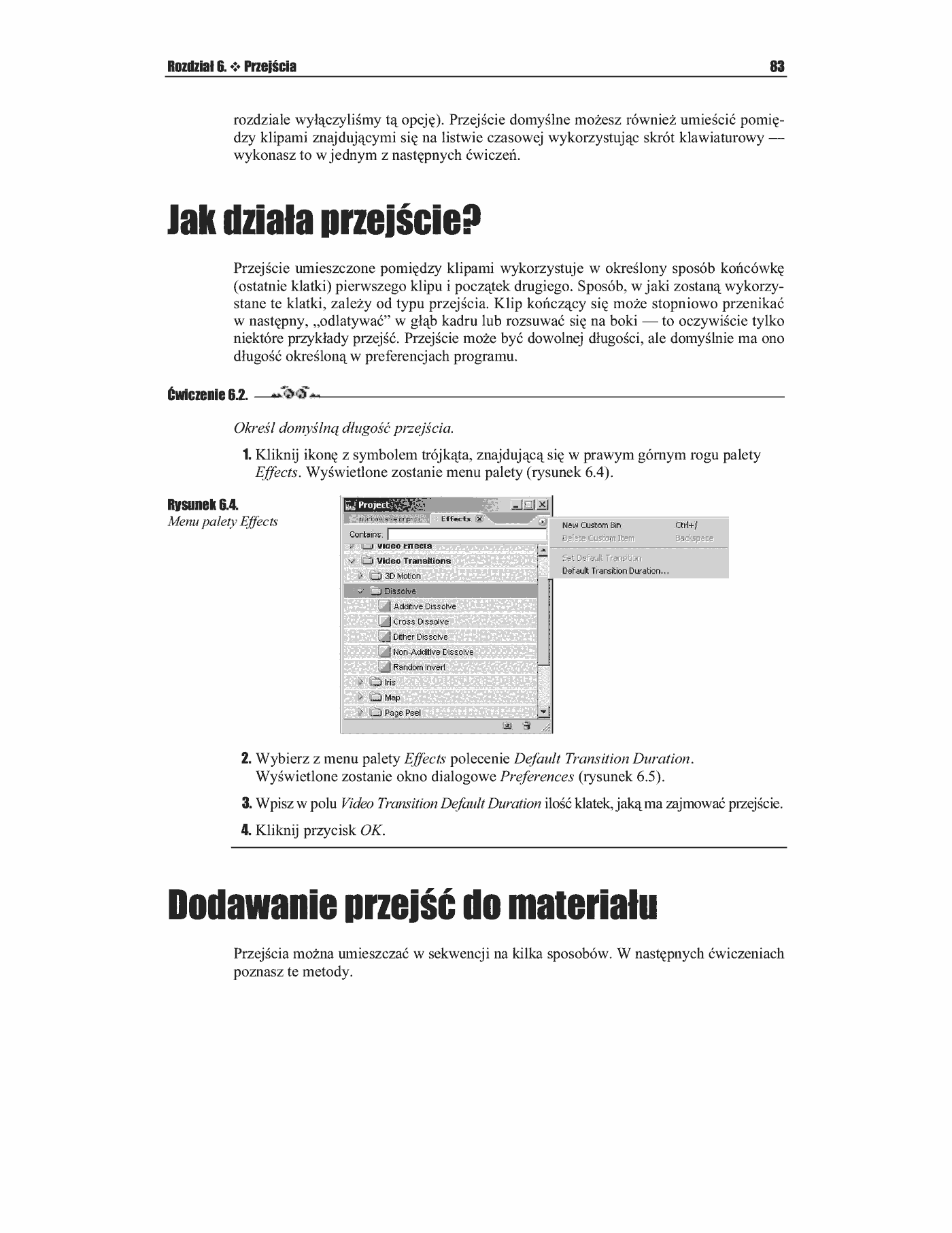 Fragment „Adobe Premiere Pro. Ćwiczenia” — strona 6 z 17