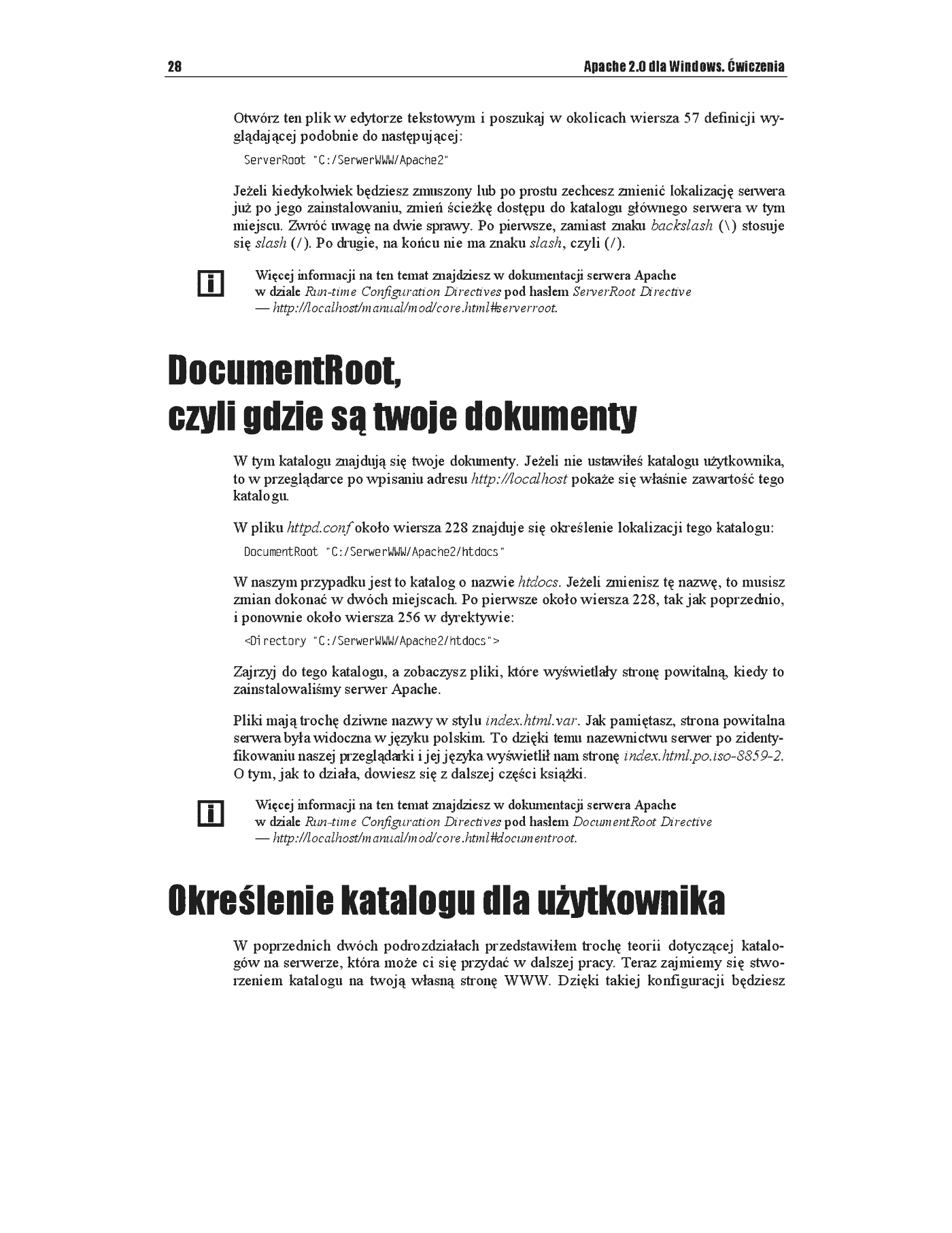 Fragment „Apache 2.0 dla Windows. Ćwiczenia” — strona 5 z 13