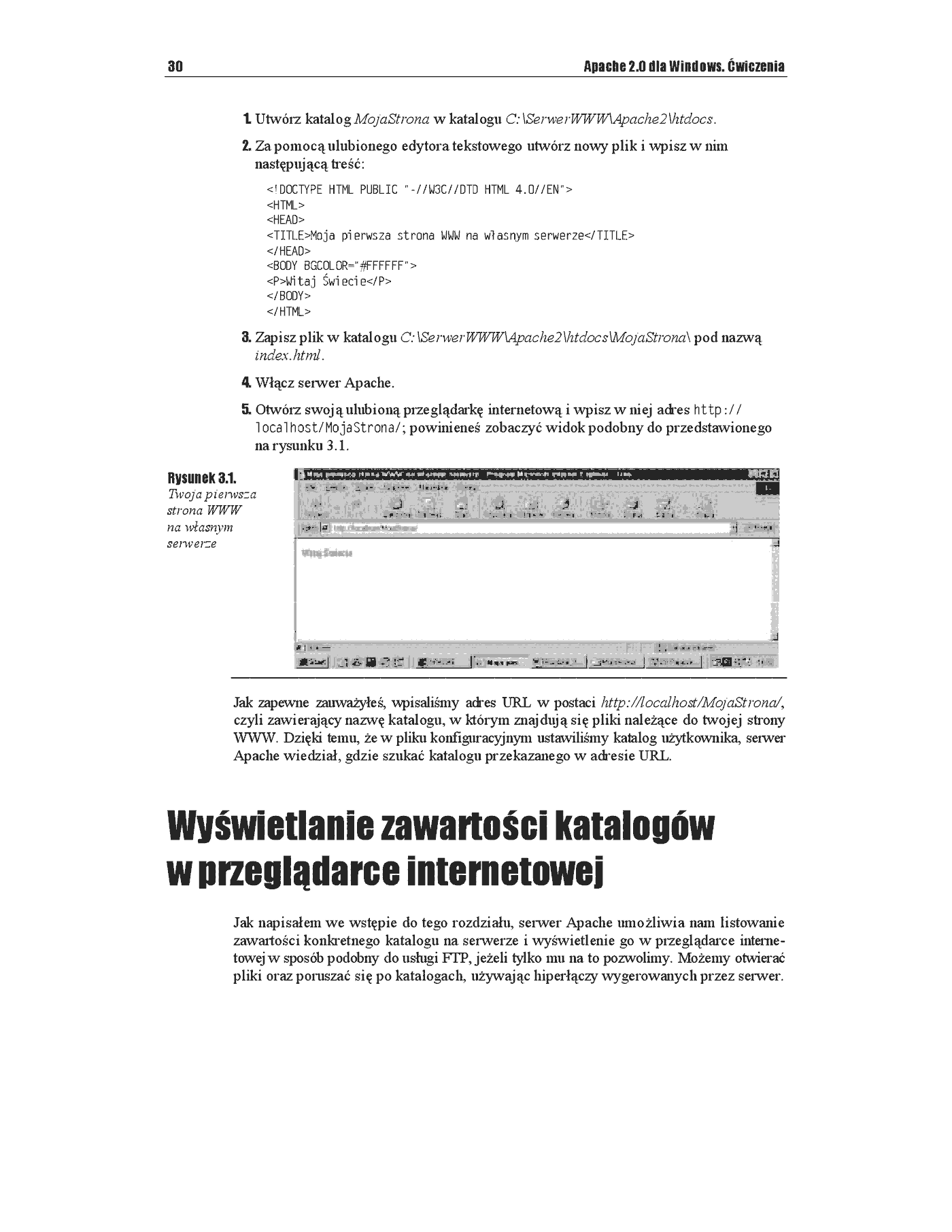 Fragment „Apache 2.0 dla Windows. Ćwiczenia” — strona 7 z 13