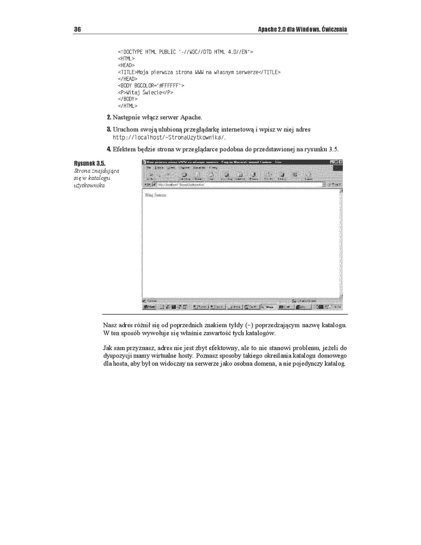 Fragment „Apache 2.0 dla Windows. Ćwiczenia” — strona 13 z 13