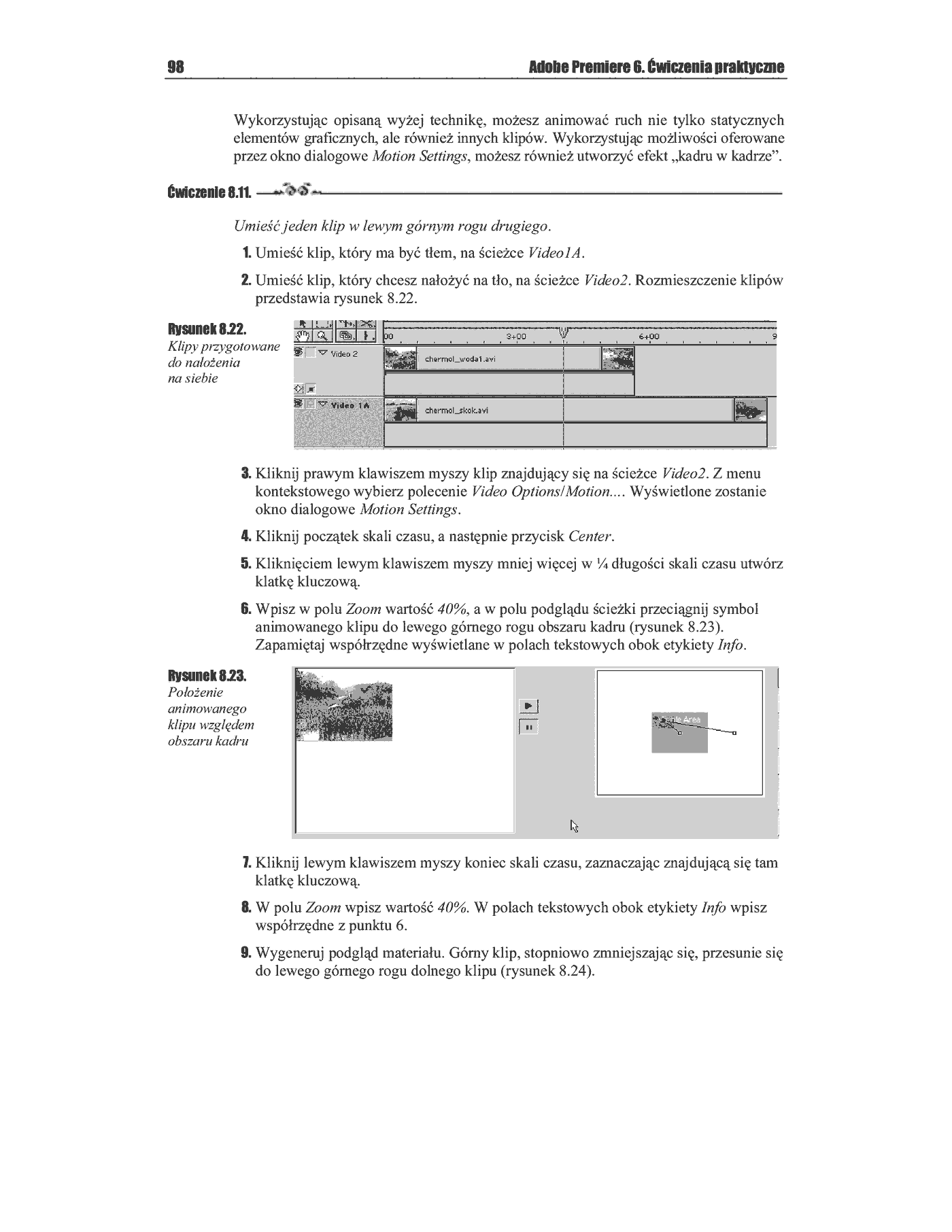 Fragment „Adobe Premiere 6. Ćwiczenia praktyczne” — strona 17 z 18