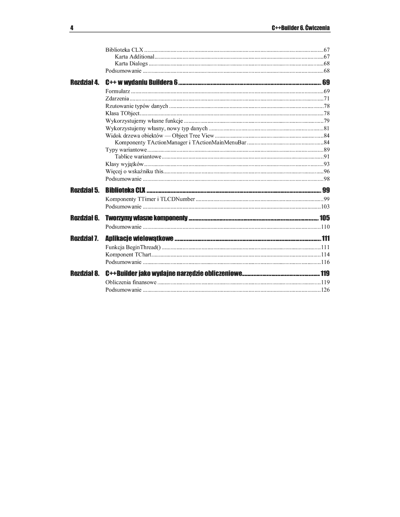 Fragment „C++Builder 6. Ćwiczenia” — strona 3 z 49