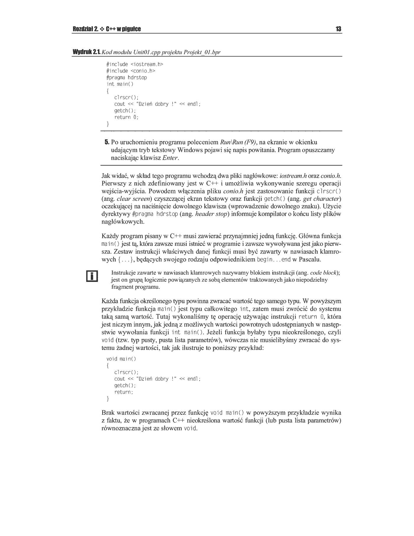 Fragment „C++Builder 6. Ćwiczenia” — strona 6 z 49