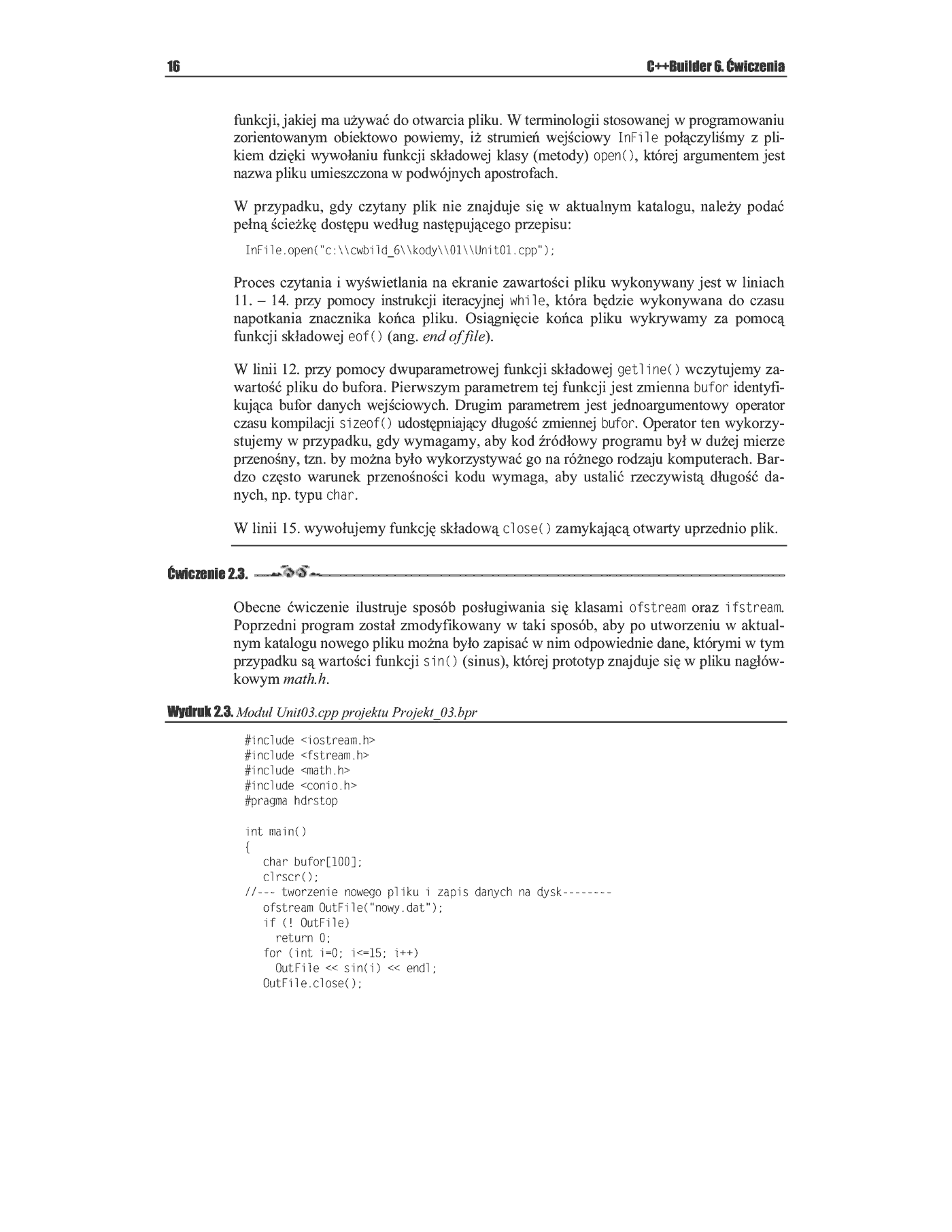Fragment „C++Builder 6. Ćwiczenia” — strona 9 z 49