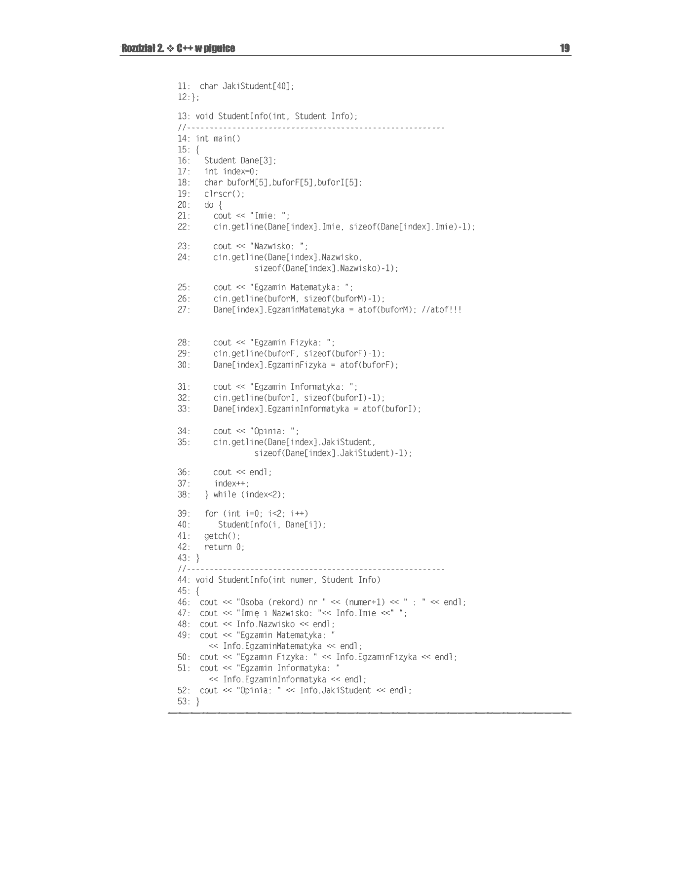 Fragment „C++Builder 6. Ćwiczenia” — strona 12 z 49